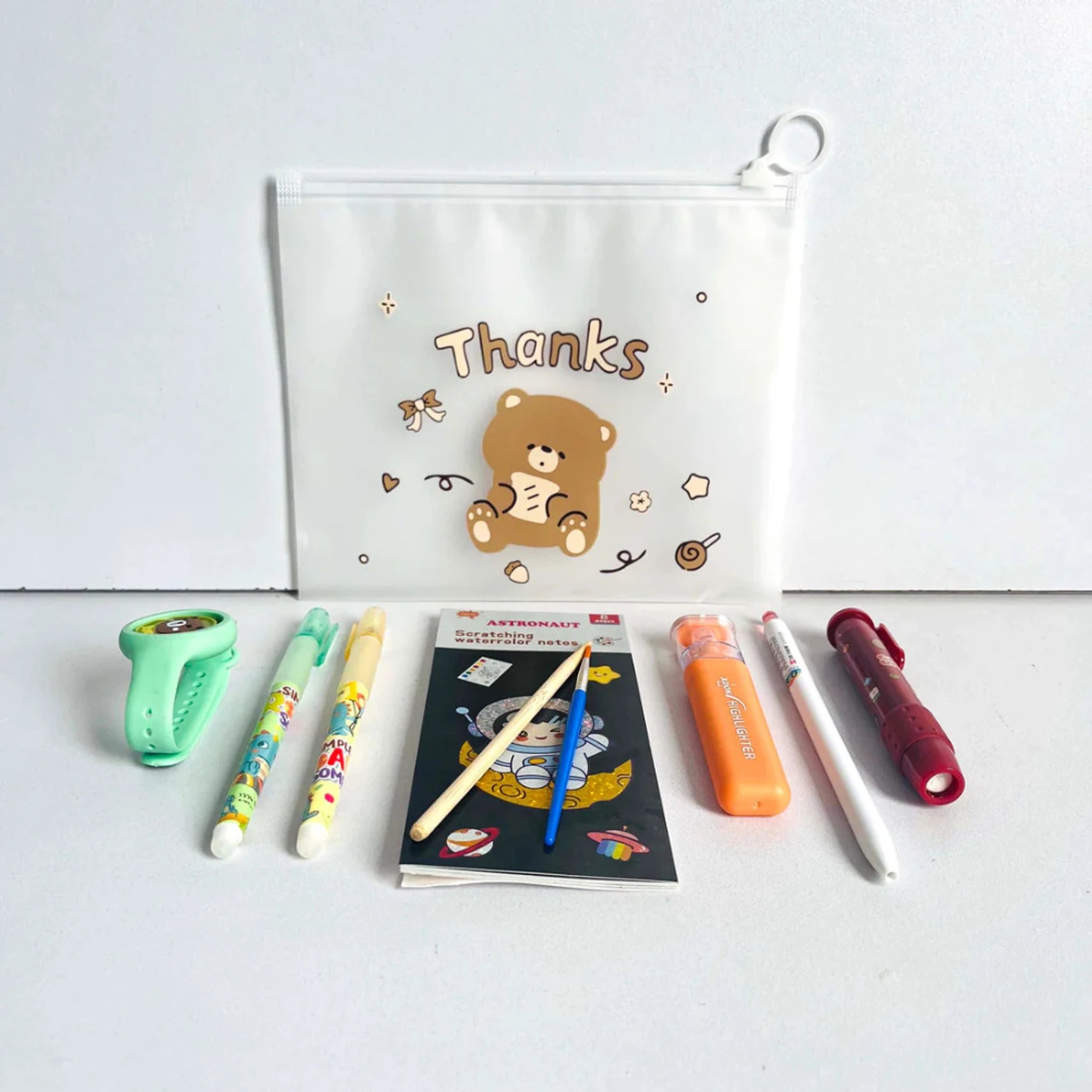 Zipper bags White Plastic Open-ended Zipper