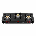 Butterfly Glass Top 3 Burner Gas Stove