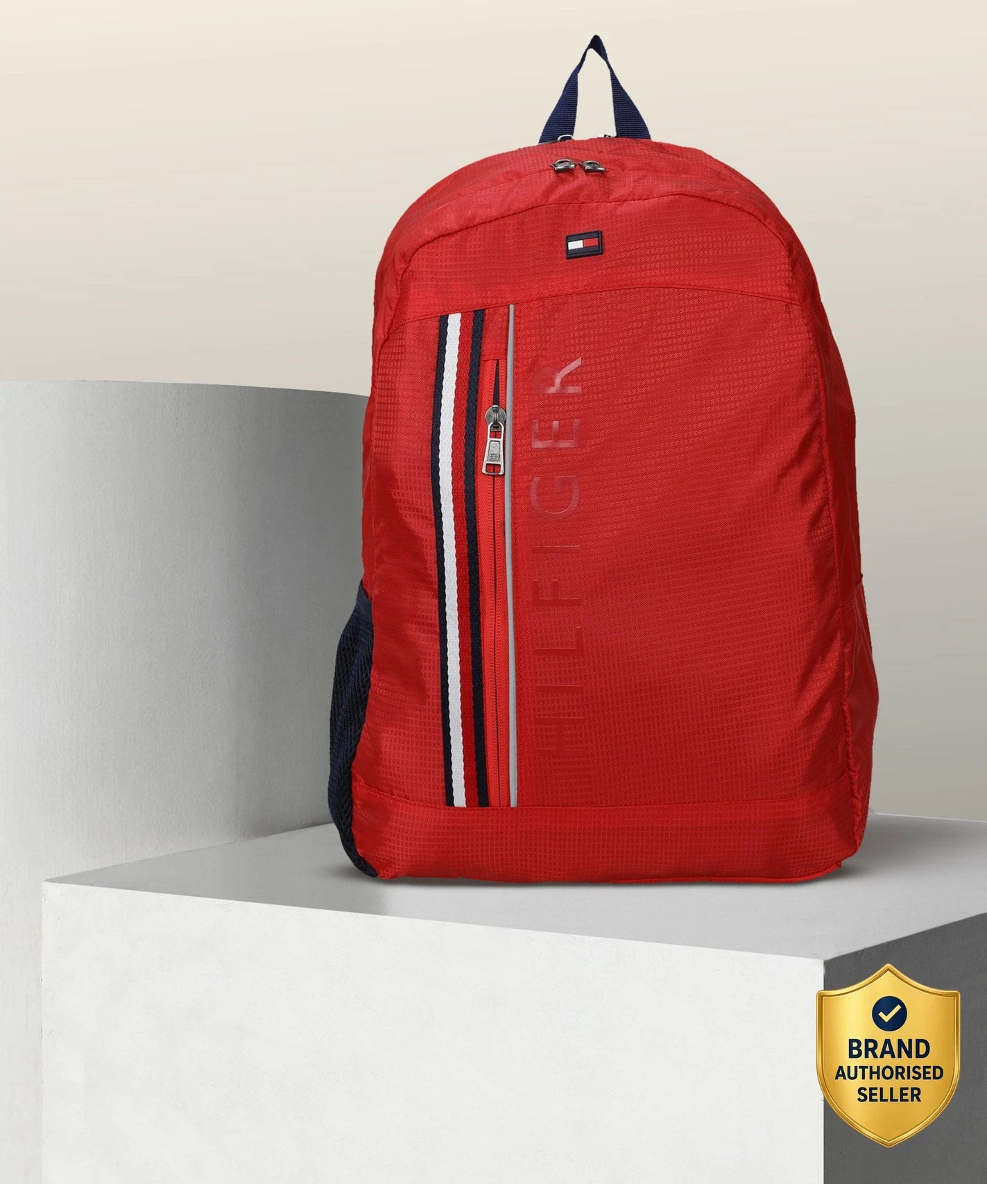 Tommy Hilfiger Red Laptop & College Backpack