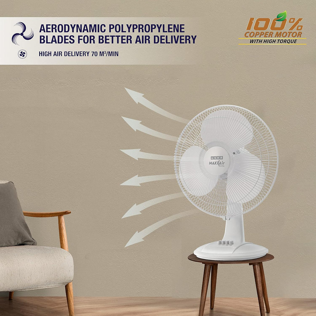 Usha High-Speed Table Fan for Home & Office