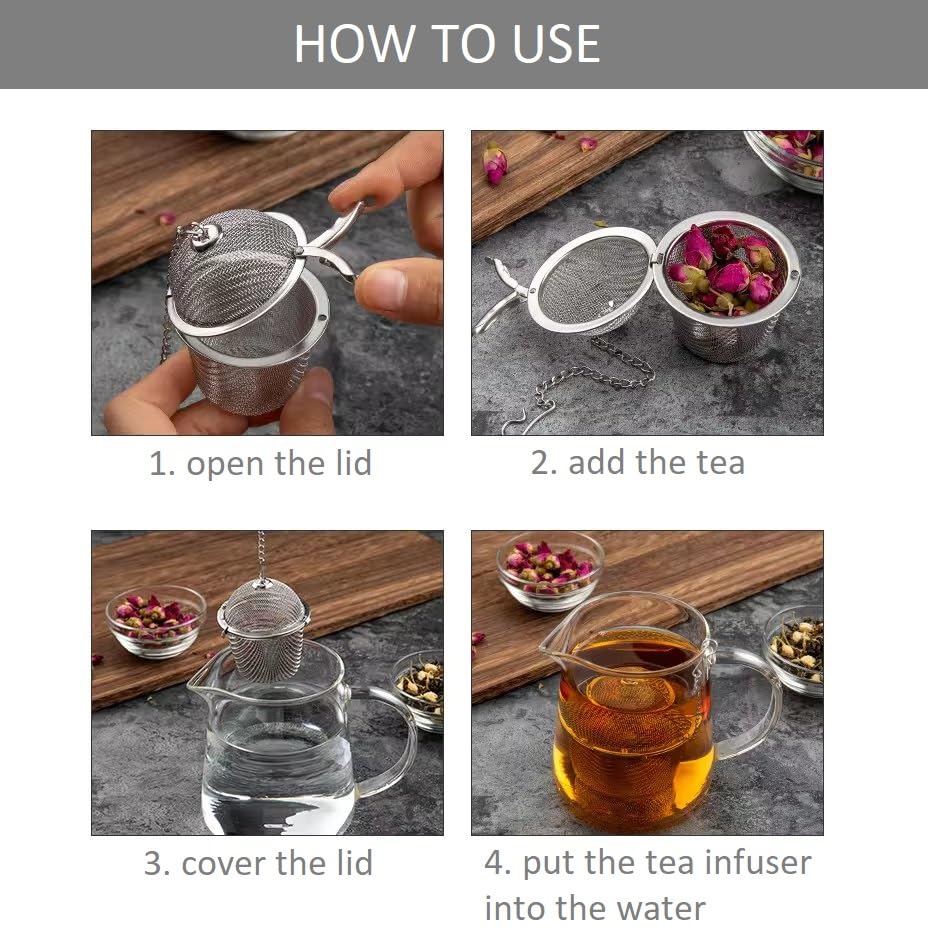 Premium Tea Filter Mesh Strainer for Tea & Herbal Infusions