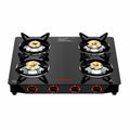 Butterfly Glass Top 4 Burner Gas Stove