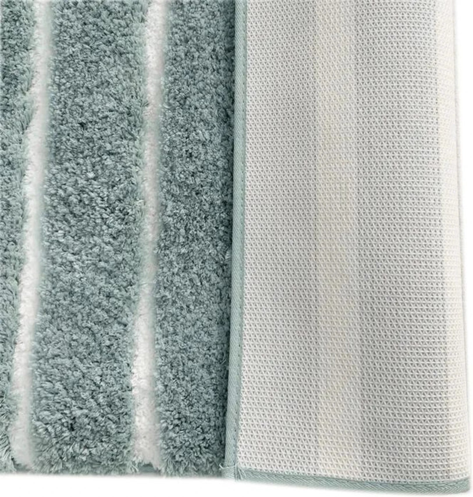 Polyester Carpet (Rectangle, Light Green) 50 cm  X 85 cm