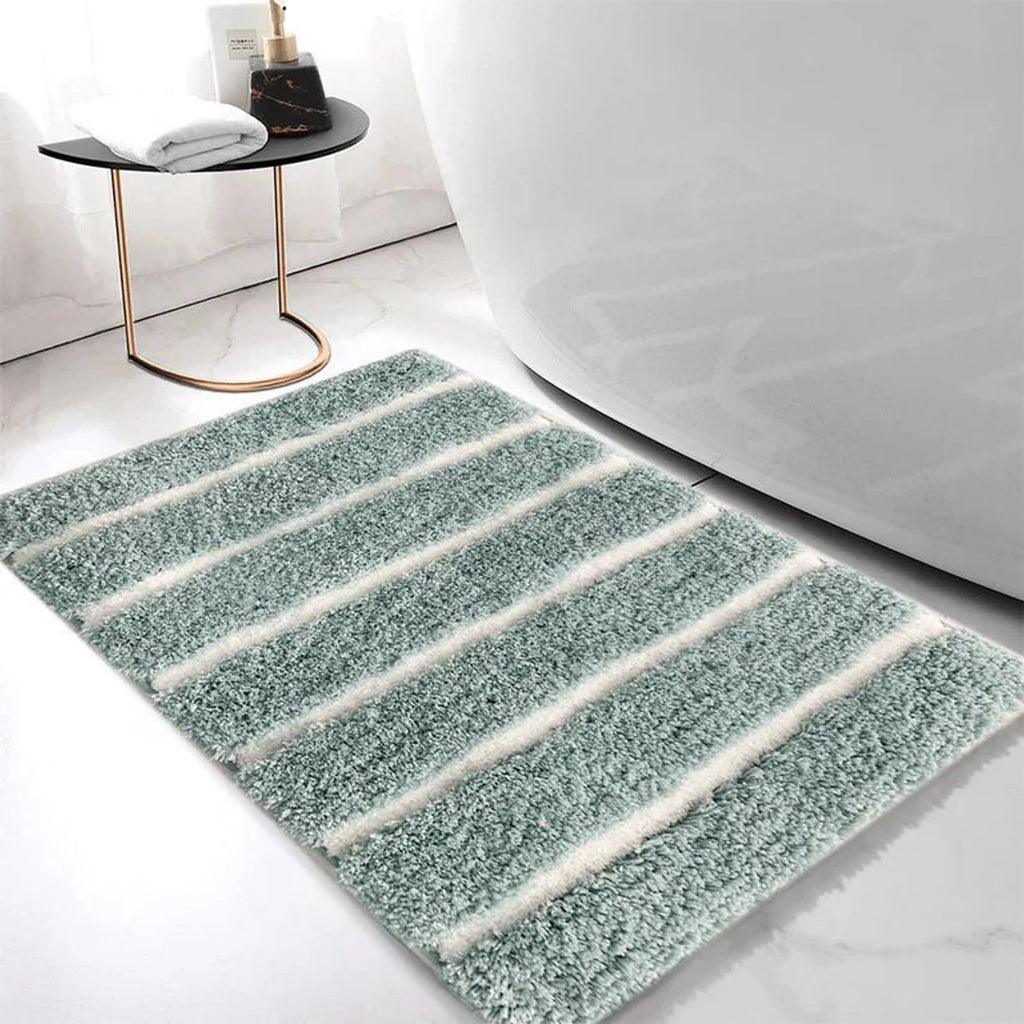 Polyester Carpet (Rectangle, Light Green) 50 cm  X 85 cm