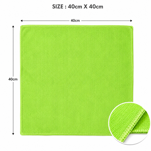 Premium Microfiber Washing Cloth Green