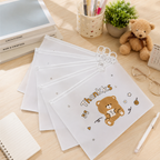 White Plastic Open-Ended Storage Zipper Bag
