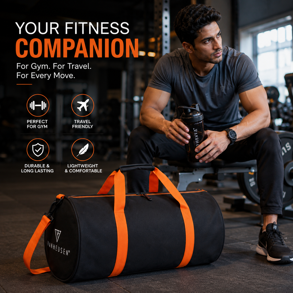 Van Heusen Travel Duffle Bag | Durable & Lightweight