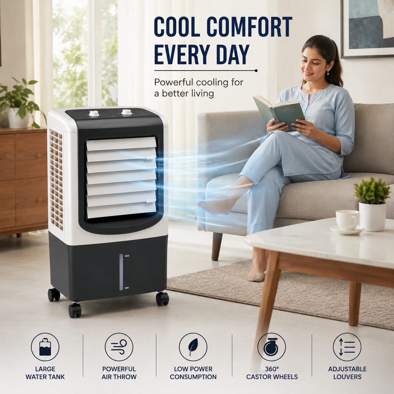 Candes High-Performance 35L Air Cooler