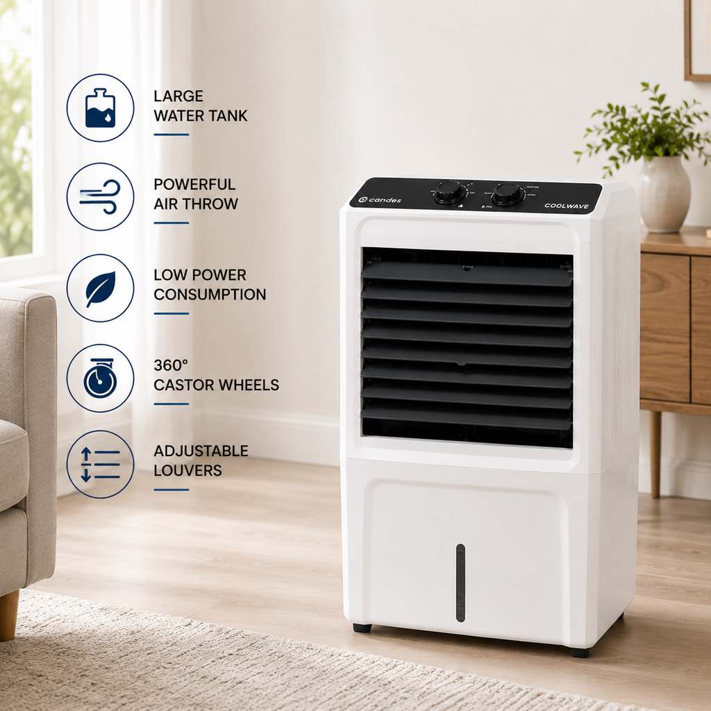 Candes Coolwave 12L Powerful Airflow Cooler