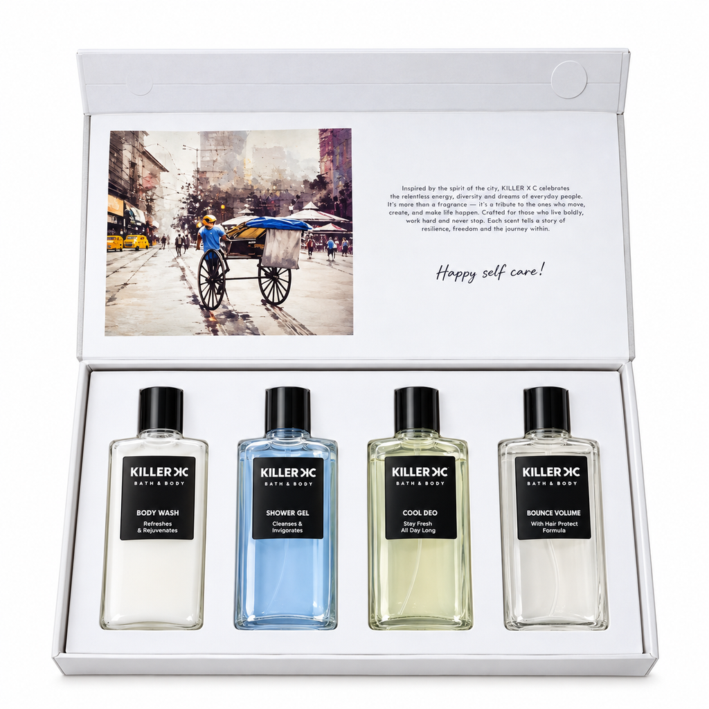 Killer Xc Bath & Body 4-Piece Grooming Gift Set