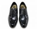 Men's Black Formal Lace-Up Shoes – Premium Glossy Finish
