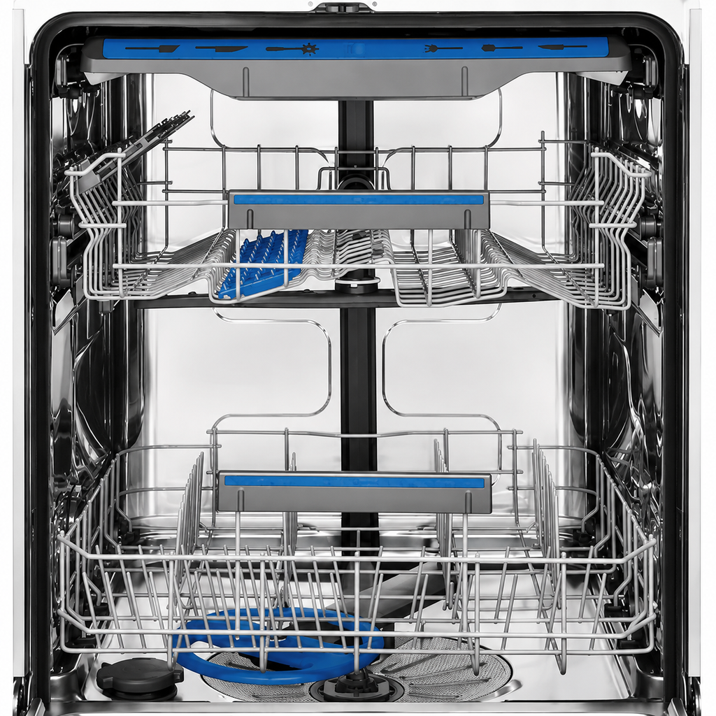 semi-integrated dishwasher with 14 place