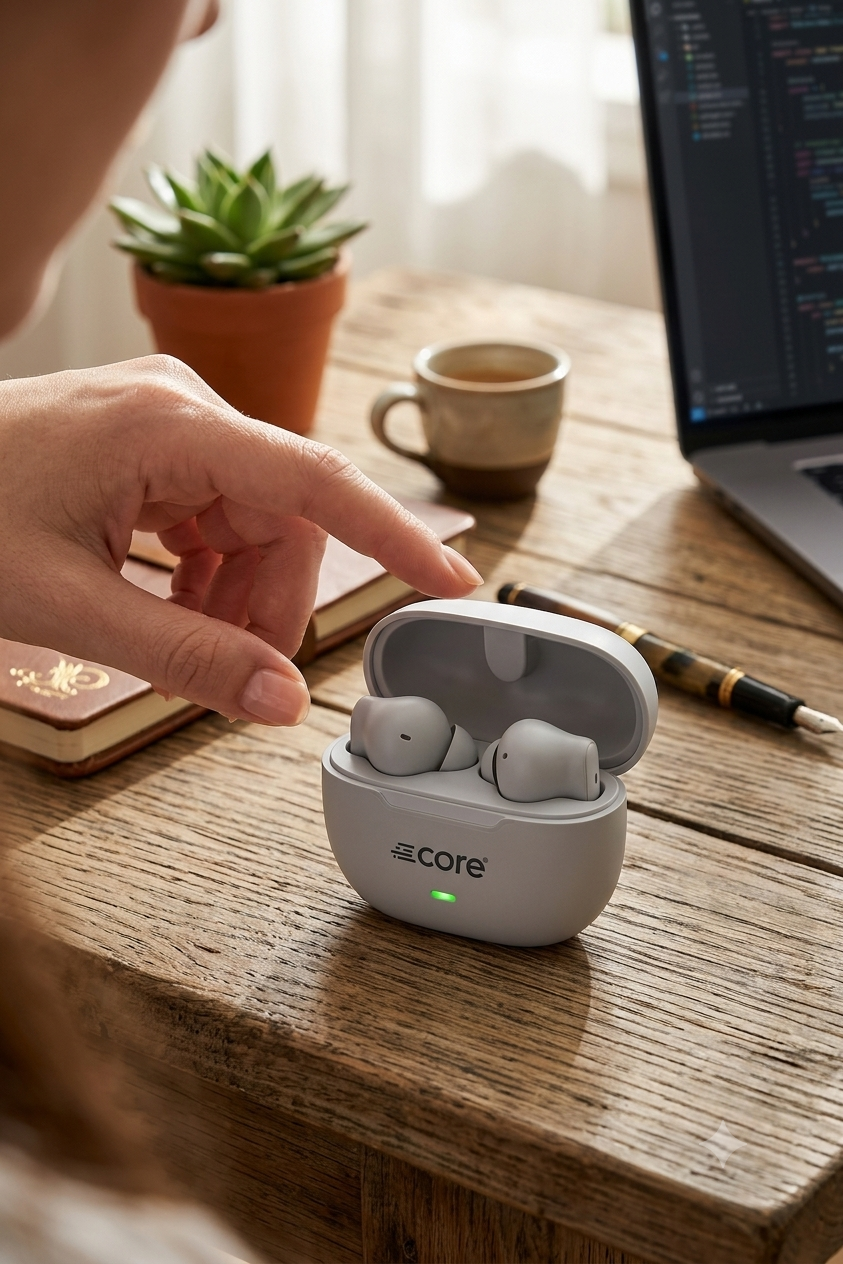 CORE NB6 RingPods Wireless Earphones with Silicone Cover