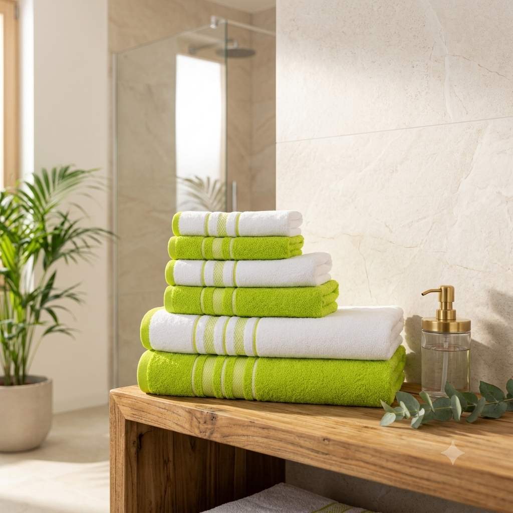 Welspun Luxury Bath Carnival 6-Piece Towel Set