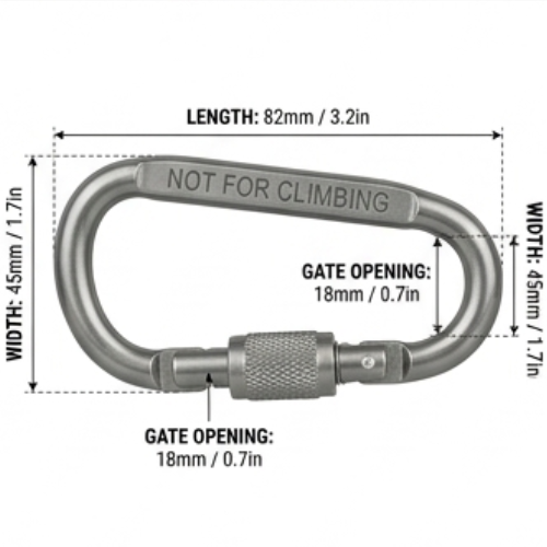 Snap Hooks Locking Carbine (Grey)