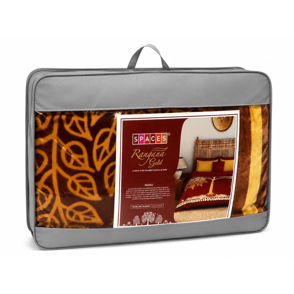 Rangana Gold Collection Luxury Double Bed Blanket Spaces