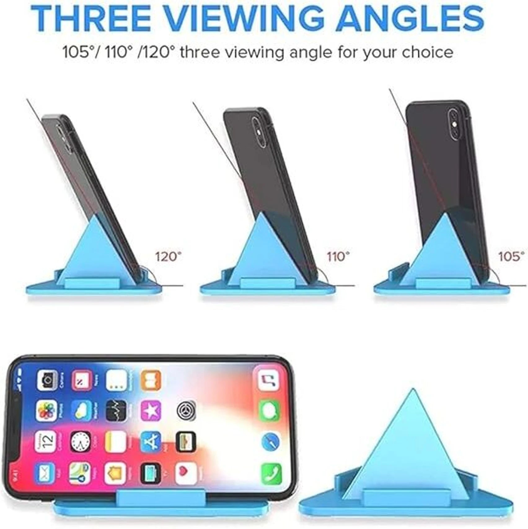 Traingle Mobile Phone Holder Set of 6